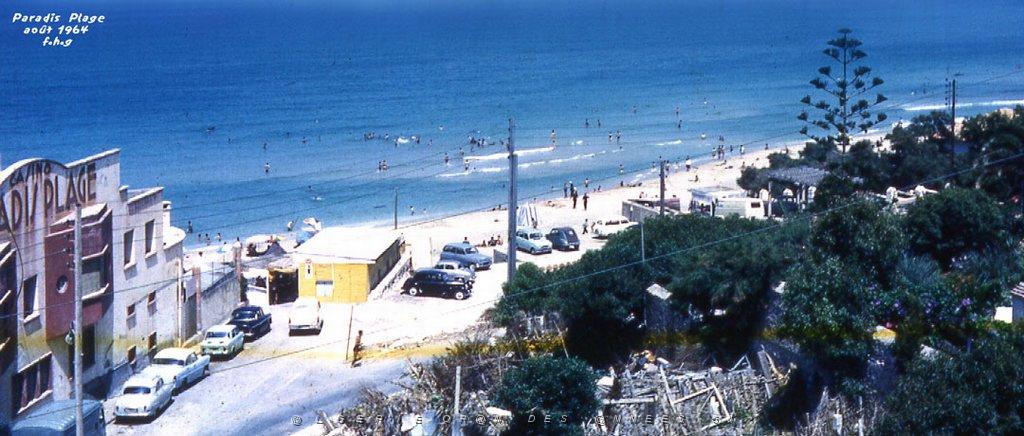 PARADIS PLAGE LE PARADIS 1964.JPG